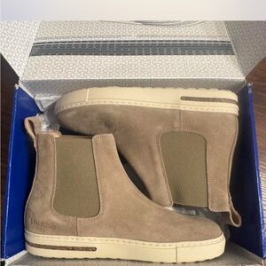 Birkenstock Light Brown Suede Ankle Boots